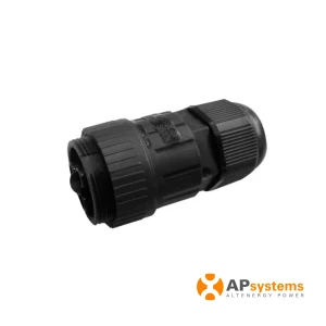 APSYSTEMS - Connecteur AC femelle pour micro-onduleur EZ1 - (3 fils, 17,5A)