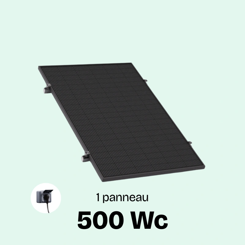kit panneau solaire plug and play 500W toiture français Sunethic à poser soi-même