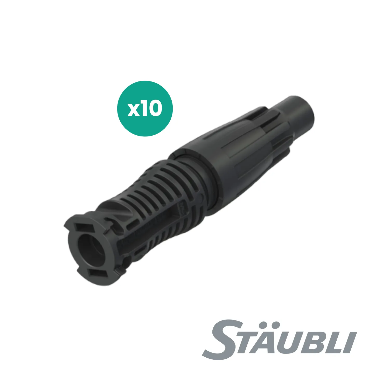 STÄUBLI - MC4-Evo Ready - Connecteurs femelle - Sachet de 10 pcs - PV-KBT4-EVO READY - section de câble 4-6 mm²