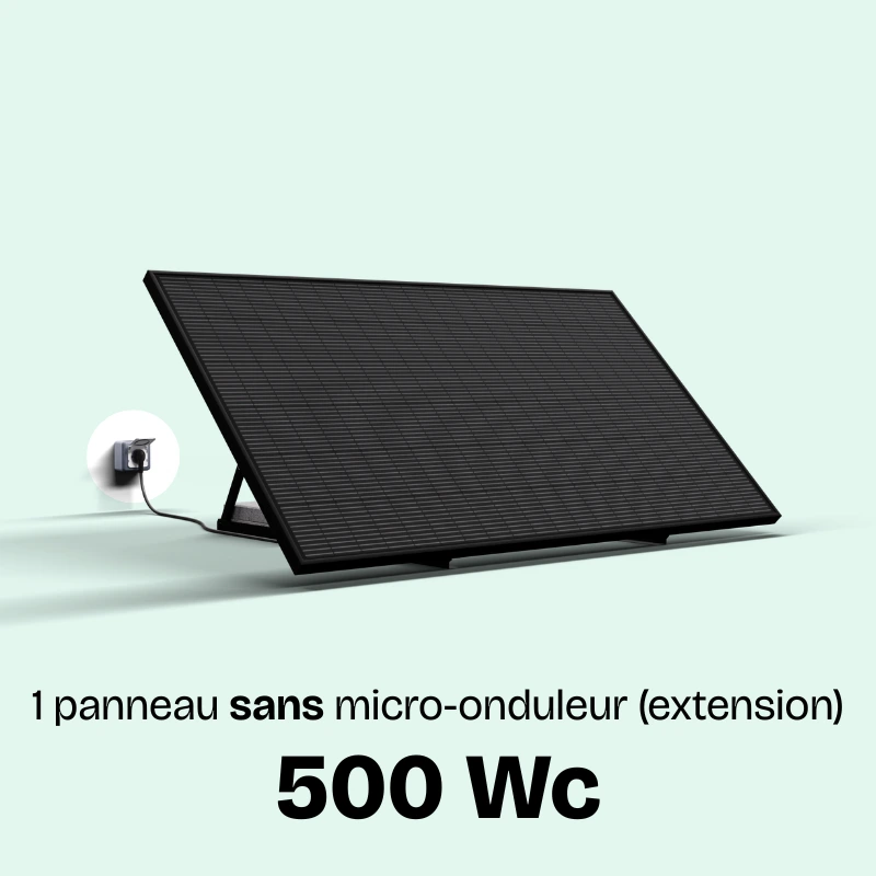 extension panneau solaire plug and play français Voltec Solar sunethic à brancher sur prise