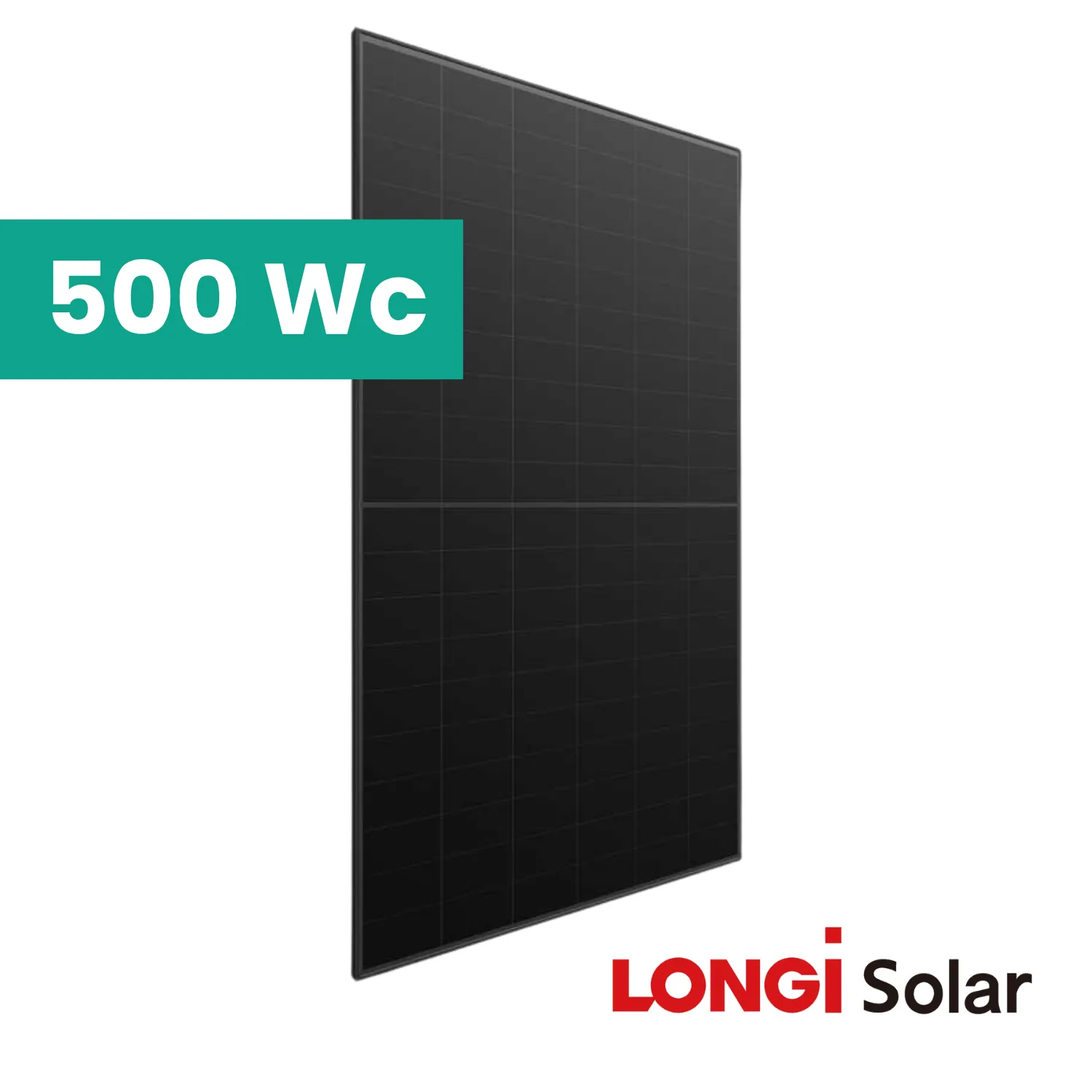 Panneau Solaire 500Wc- Longi- Back Contact LR7- 60HTB-500M - Full black - 500 Wc