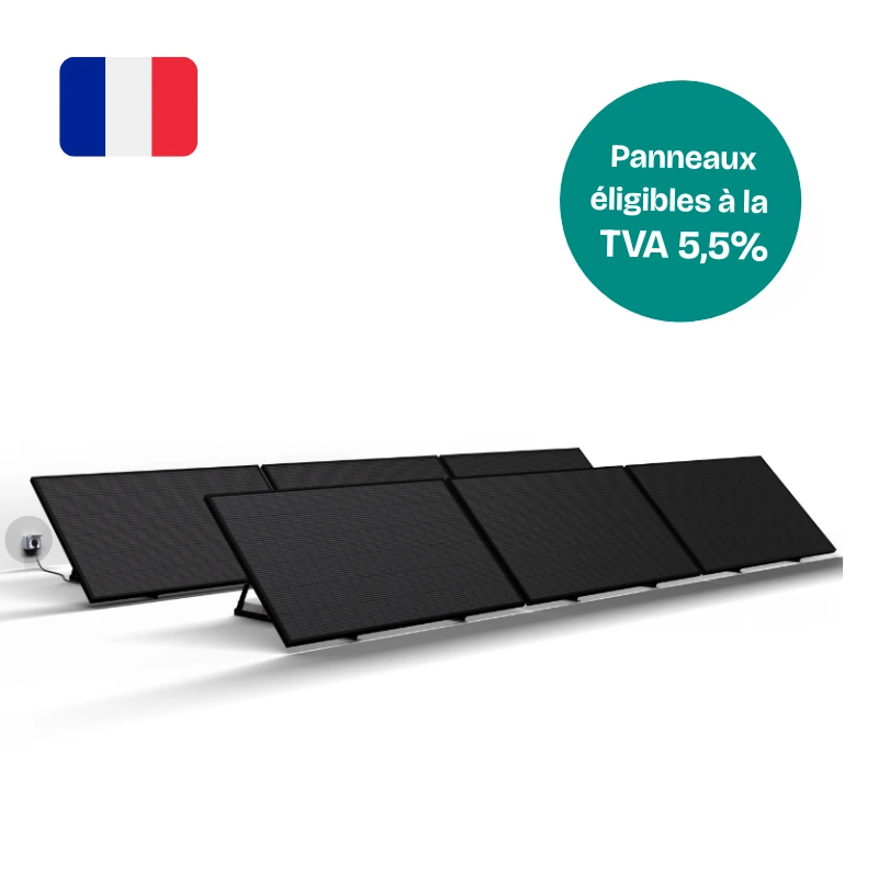 Station solaire plug and play 3000wc panneaux solaires éligibles à la tva 5,5%