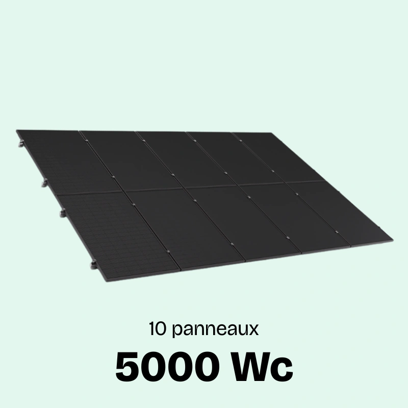 kit solaire autoconsommation 5000Wc français toiture Sunethic à poser soi-même