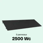 kit solaire autoconsommation 2500Wc français toiture Sunethic à poser soi-même