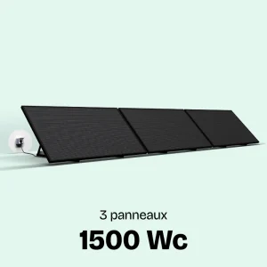 panneau solaire plug and play 1500W français Voltec Solar sunethic à brancher sur prise