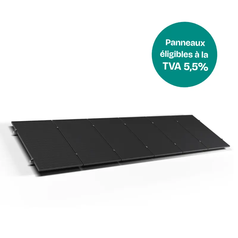 Panneaux solaires français éligibles à la TVA 5,5%