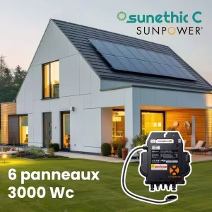 SUNETHIC Installation solaire 4kWc C4000 Sunpower clé en main - Pose Pro RGE