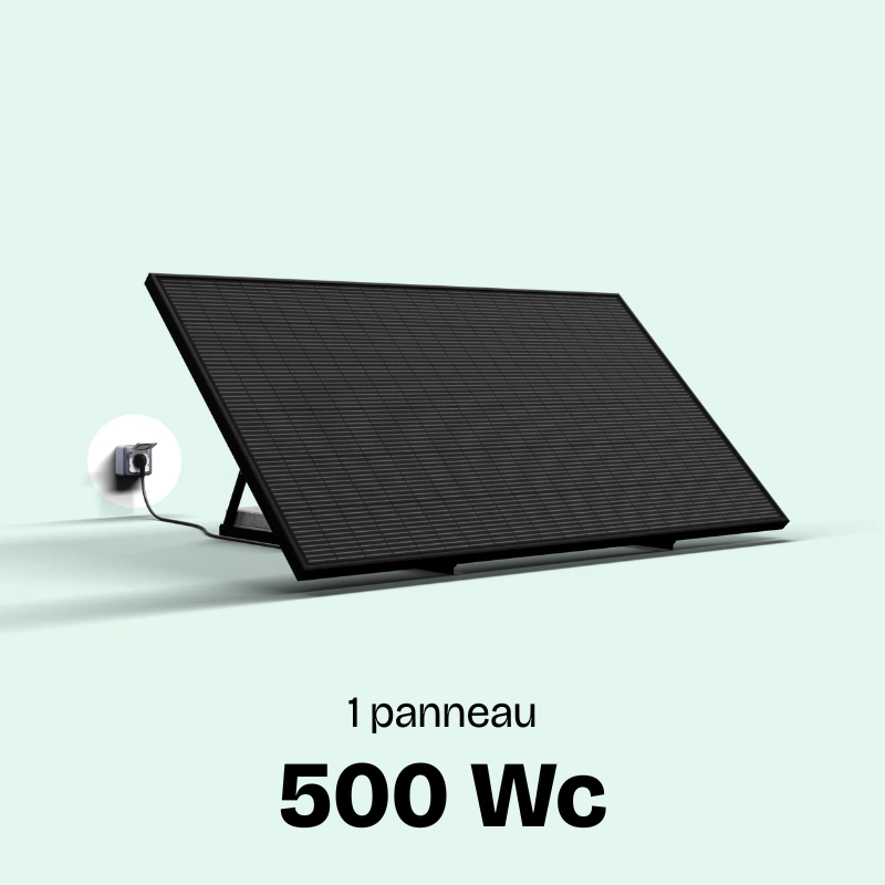 panneau solaire plug and play 500W français Voltec Solar sunethic à brancher sur prise