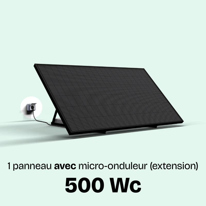 extension panneau solaire plug and play français Voltec Solar sunethic à brancher sur prise