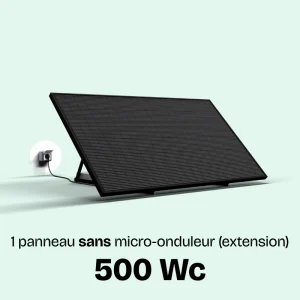 extension panneau solaire plug and play français Voltec Solar sunethic à brancher sur prise