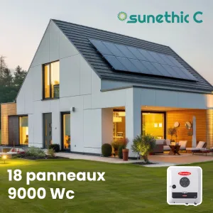 Installation de panneaux solaires sur toiture par professionnel 9kwc