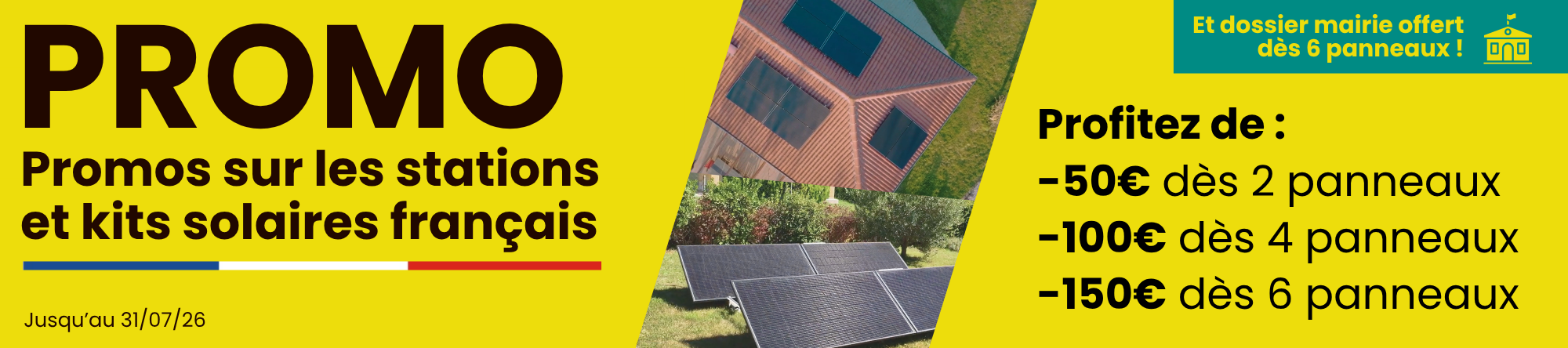 promotions d'été panneaux solaires français