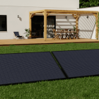 kit panneau solaire en jardin à brancher sur prise 220v