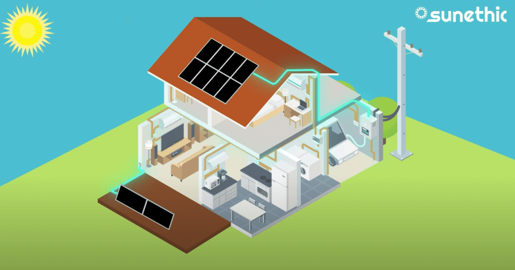 batterie panneau solaire maison fonctionnement