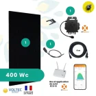 Composants kit toiture autoconsommation plug and play 400w sunethic