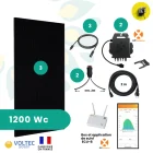 Composants kit toiture autoconsommation plug and play sunethic
