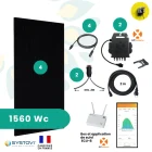 Composants kit toiture autoconsommation plug and play sunethic
