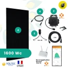 Composants kit toiture autoconsommation plug and play sunethic