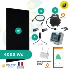Composants kit toiture autoconsommation plug and play sunethic