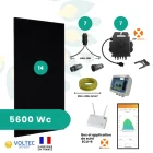 Composants kit toiture autoconsommation plug and play sunethic T5600