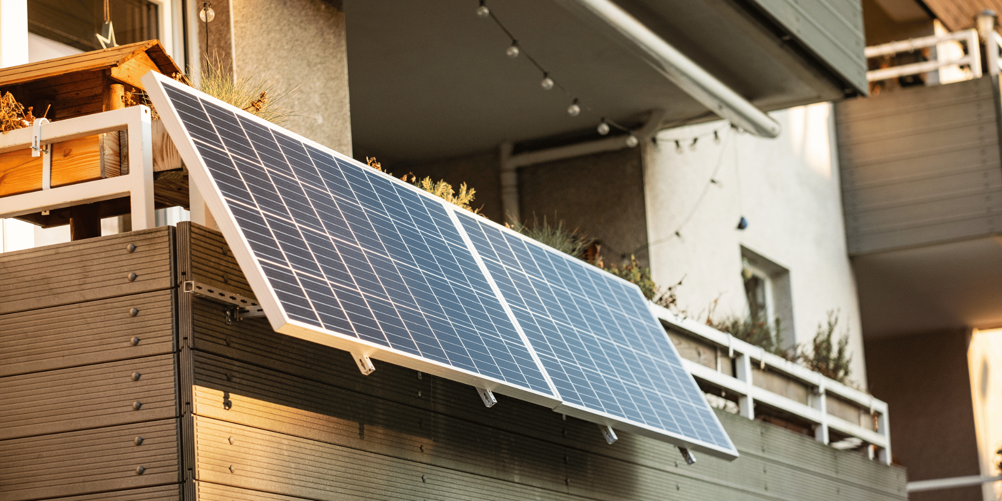 Panneau solaire balcon