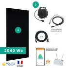 composition kit solaire plug and play toiture 2000WC