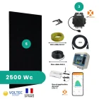 composition kit solaire 5 panneaux tva 5,5%