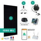 composition kit solaire 6 panneaux autoconsommation