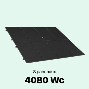 kit solaire toiture autoconsommation 8 panneaux solaires