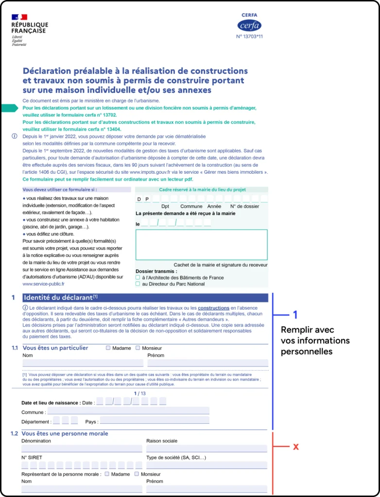 déclaration préalable urbanisme mairie panneau photovoltaïque page 3
