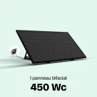 1 panneau solaire bifacial 450Wc Sunethic (pose au sol)