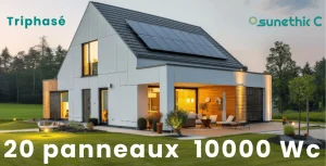 installation panneau solaire 10kw TRIPHASÉ français RGE Sunethic