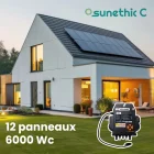 Installation solaire sur toiture 6kwc