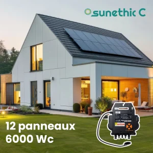 Installation solaire sur toiture 6kwc