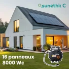 Installation solaire clé en main 16 panneaux