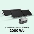 panneau solaire plug and play 2000W français Voltec Solar avec batterie ANKER sunethic à brancher sur prise