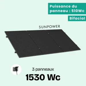 Kit solaire plug and play 1530Wc E1530 - SUNPOWER