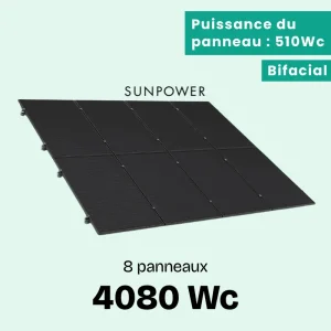 Kit solaire 4080Wc Sunethic E4080 - SUNPOWER