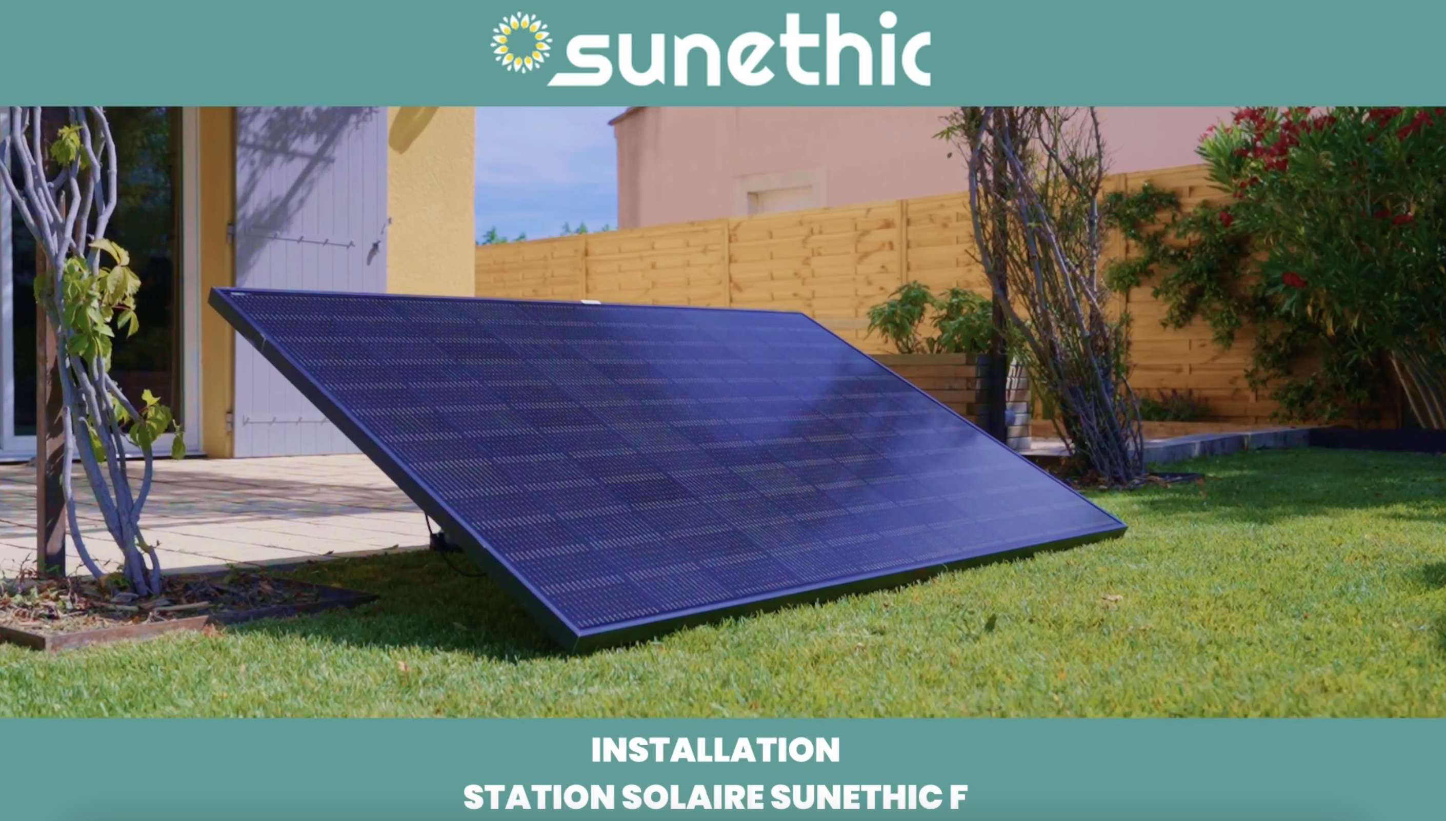 installation panneau solaire plug and play français SUNETHIC F