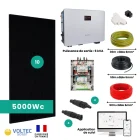 installation solaire 10 panneaux onduleur sungrow