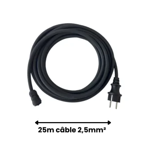 APsystems – Cordon AC 25m pour micro-onduleur EZ1 – 2.5mm2