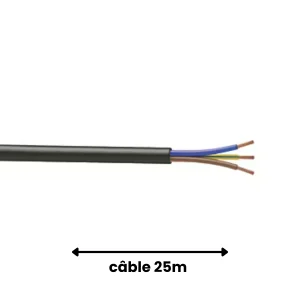 Bobine 25m Câble 3G2.5 H07RNF Souple