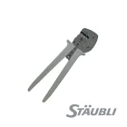 STÄUBLI Pince de sertissage pour section de câble 4, 6 et 10mm2. Compatible MC4 et MC4 EVO2 sans changer de matrice.