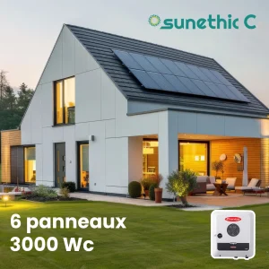 SUNETHIC Installation solaire 3 kWc C3000 clé en main - Fronius