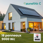 Installation de panneaux solaires sur toiture par professionnel 9kwc