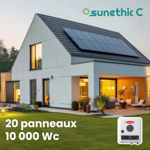 installation de panneaux solaire sur toit 10kwc