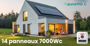 SUNETHIC Installation solaire clé en main 7 kWc - Fronius - C7000