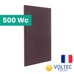 Panneau solaire spécial abf coloré rubis Tarka L 110R - 500 W VSMP Rubis
