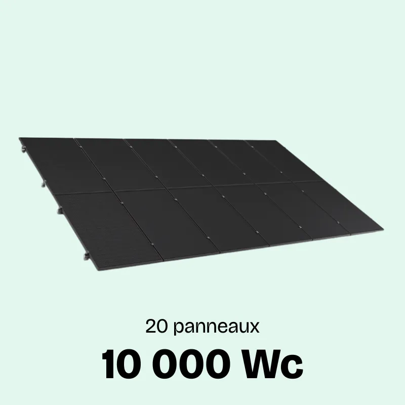 SUNETHIC Kit solaire 10 kWc T10000 Monophasé