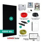 SUNETHIC Kit solaire E5880 - Longi Sungrow avec batterie 5 kWh